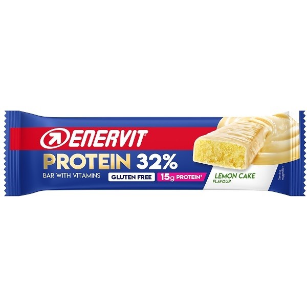 ENERVIT SPORT PROT BAR 32% LEM