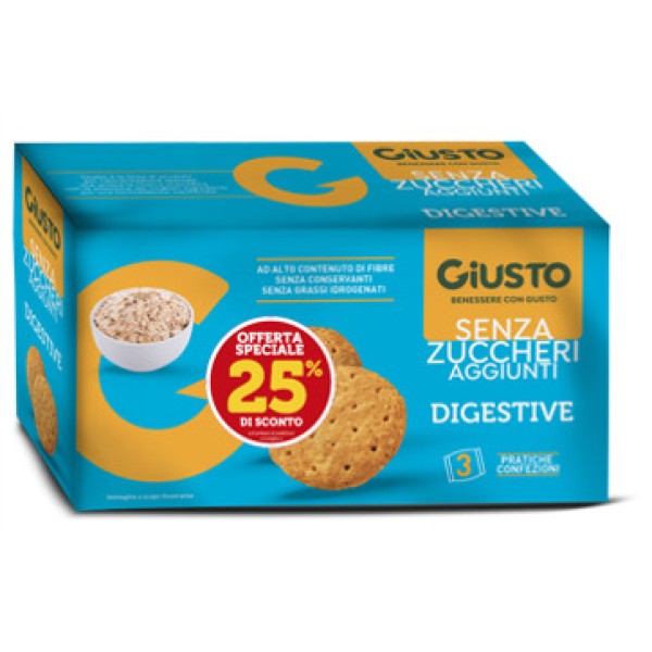 GIUSTO S/ZUCCH DIGESTIVE TP25