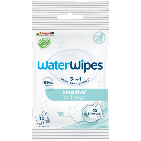 WATERWIPES ON THE GO SALV 10PZ