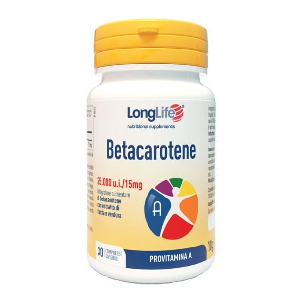 LONGLIFE BETACAROTENE 30CPR