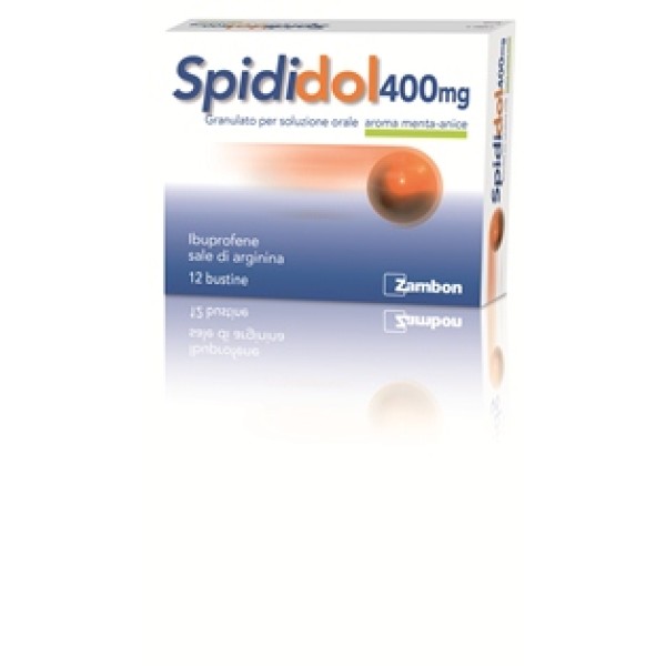 Spididol 12 Bustine di Ibuprofene 400mg Gusto Cola-Limone (SCAD.10/2026)