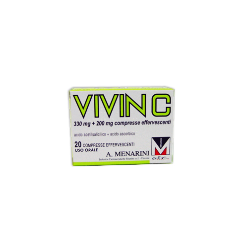 Vivin C 330mg+200mg - SCAD.12/2026- 20 compresse effervescenti 