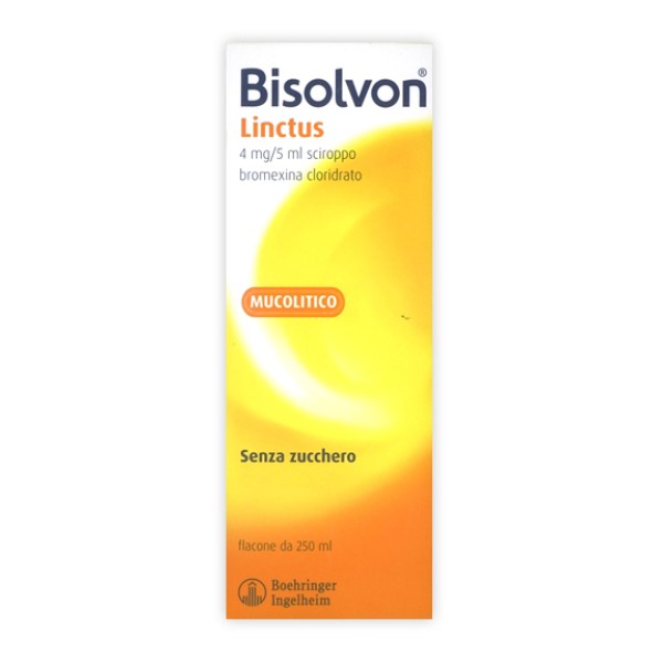 Bisolvon Linctus Sciroppo 250 ml (SCAD.11/2025)