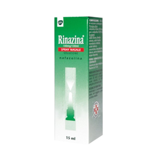 Rinazina Spray Nasale 0,1% 15 ml (SCAD.05/2025)