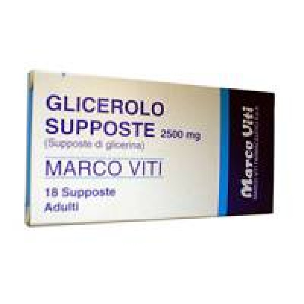 GLICEROLO MV*AD 18SUPP 2250MG