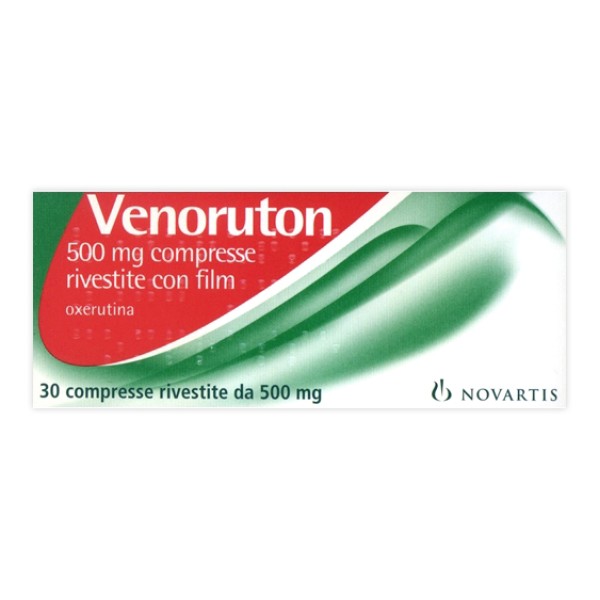 Venoruton 500 mg 30 Compresse (SCAD.10/2027) - Farmaco per Fragilità Capillare
