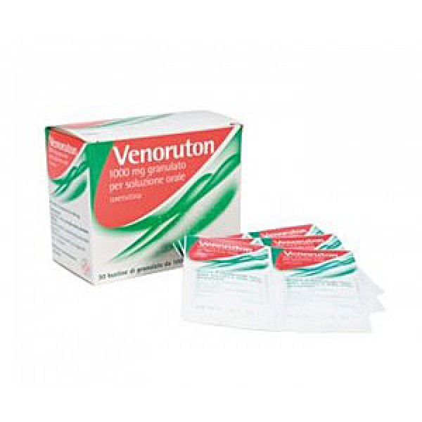 Venoruton 1000 mg  (SCAD.02/2028) 30 Bustine granulato per Soluzione orale