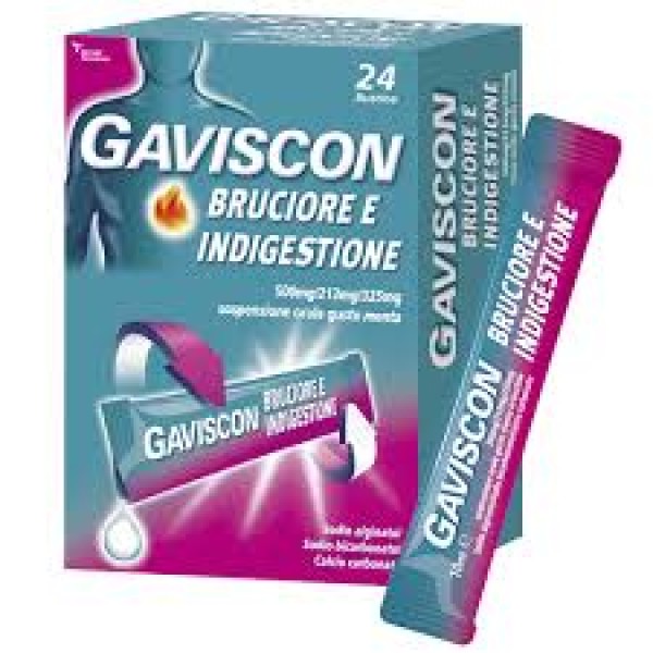Gaviscon Bruciore e Indigestione 24 Buste (SCAD.01/2025)