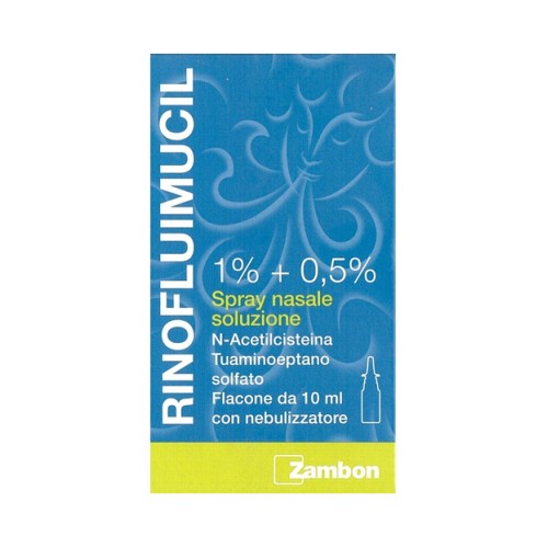 Rinofluimucil spray 10ml (SCAD.04/2024) Indicato per Sinusiti, Riniti acute e croniche