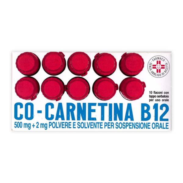CoCarnitina B12 Orale 10 Flaconi 10 ml (SCAD.07/2026)