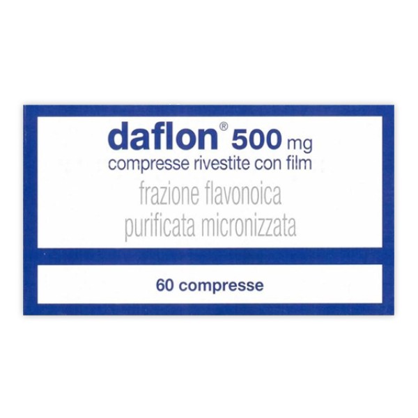 Daflon 60 Compresse Rivestite 500 mg (SCAD.01/2025)