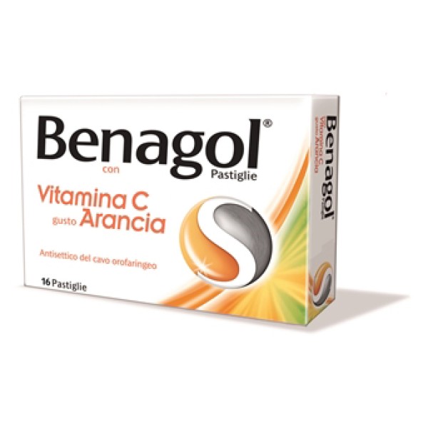 Benagol Vitamina C (SCAD.11/2026) 16 Pastiglie Gusto Arancia