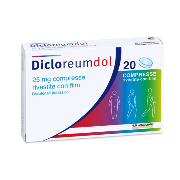 DICLOREUMDOL*20CPR RIV 25MG