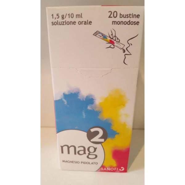 Mag2 Stickpack Soluzione Orale 1,5 G/10 Ml 20 Bustine (SCAD.02/2026)