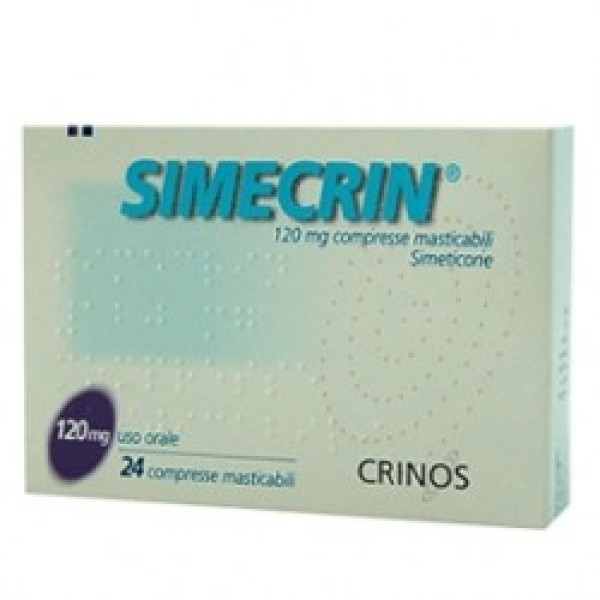 Simecrin 120 mg (SCAD.02/2026) - 24 Compresse masticabili 