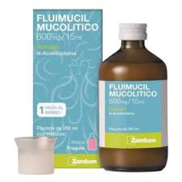Fluimucil (SCAD.02/2025) Sciroppo Mucolitico Adulti 600 mg/15ml 