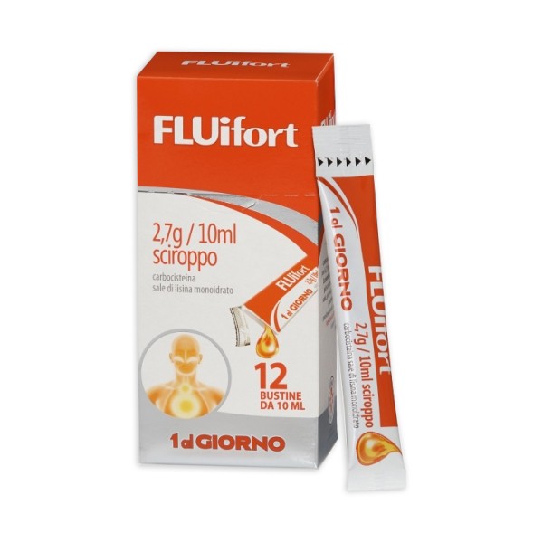 Fluifort Sciroppo 2,7G/10ML (SCAD.10/2025) 12 Bustine