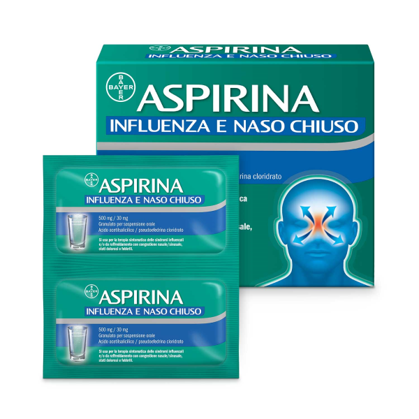 Aspirina Influenza e Naso Chiuso 10 Buste (SCAD.02/2024)