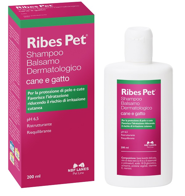 N.B.F. Lanes Animali Domestici Ribes Pet Shampoo Cani e Gatti 200 ml img