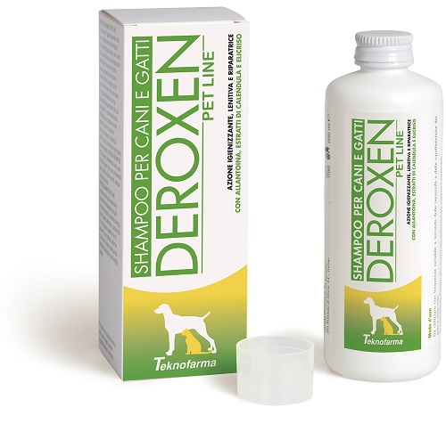 Deroxen Pet Line Shampoo 200 Millilitri per Cani e Gatti Detergente Delicato per Pelle Sensibile img