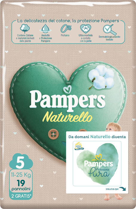 PAMPERS NATUR JUNIOR CP 17PZ+2