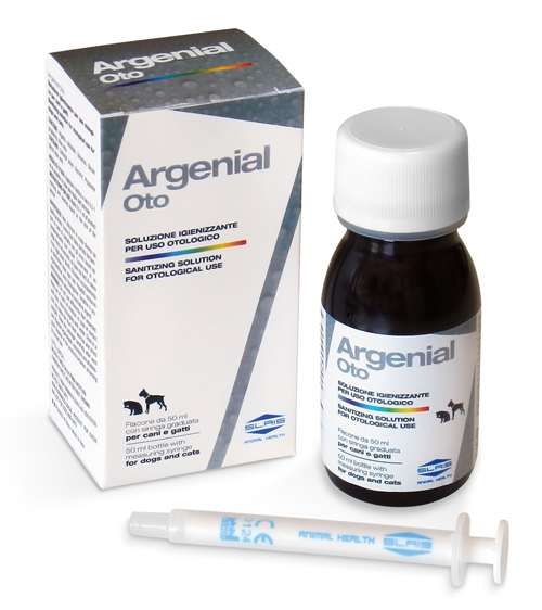 Slais Argenial Oto Soluzione Igienizzante Otologica per Cani e Gatti 50 ml img