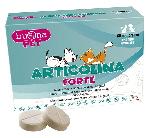 Articolina Forte Compresse Integratore per Articolazioni e Cartilagini Confezione da 60 Compresse img