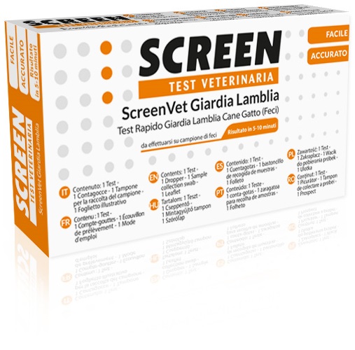 Screen Pharma Screenvet Test Rapido Giardia Lamblia Feci Cane E Gatto img